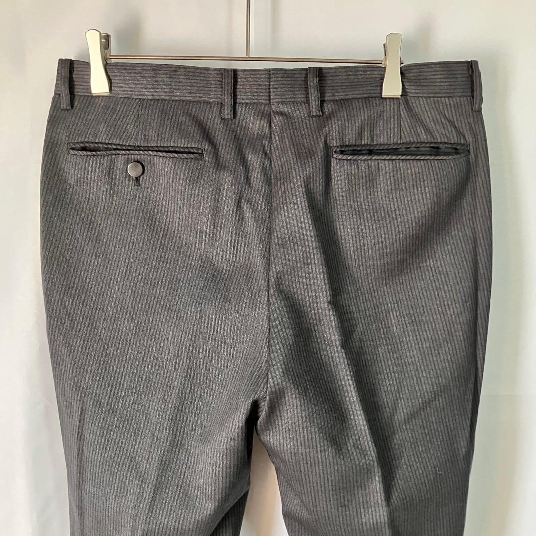 【ロエン/スリーピーススーツ/3点セット】ダークグレー/メンズM/美品古着