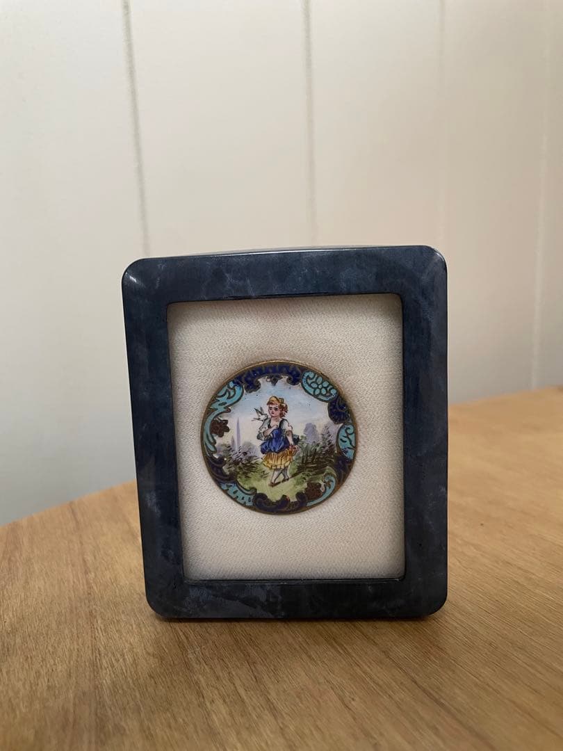 たかまま様　⬇️【希少】アンティーク エナメル手書き　ボタン