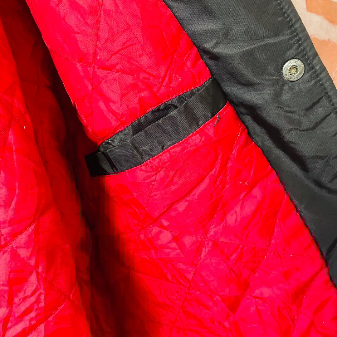 【超希少】NBAシカゴブルズ　スタジャン　ビックサイズXL ラビーン8 古着黒