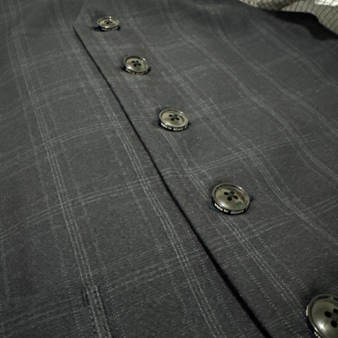 BEAMS DESIGN フォーマルスーツ ３ピーススーツ 卒業式 紺系 160