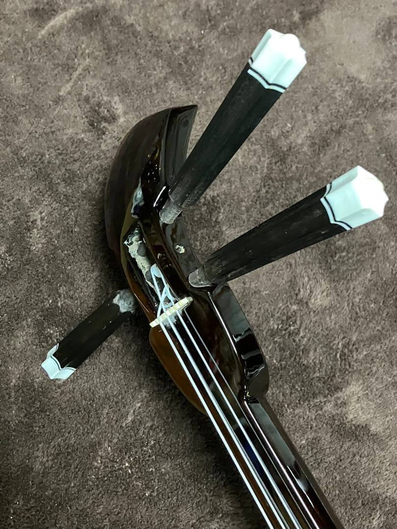 沖縄三線上質クルチ真壁型本皮一枚張りスンチ塗り期間限定