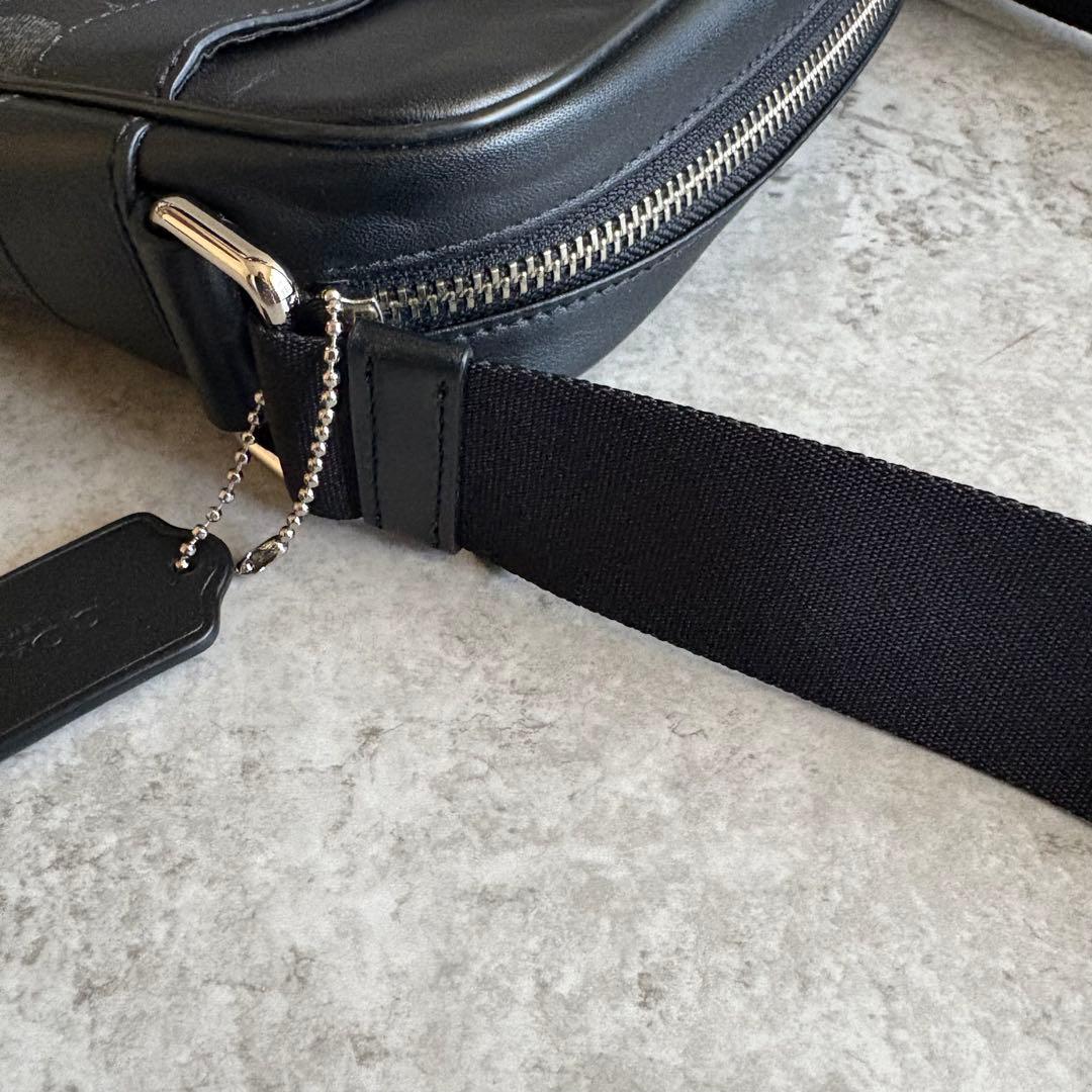 【jun様】COACH シグネチャー フライトバッグ サコッシュショルダーバッグ