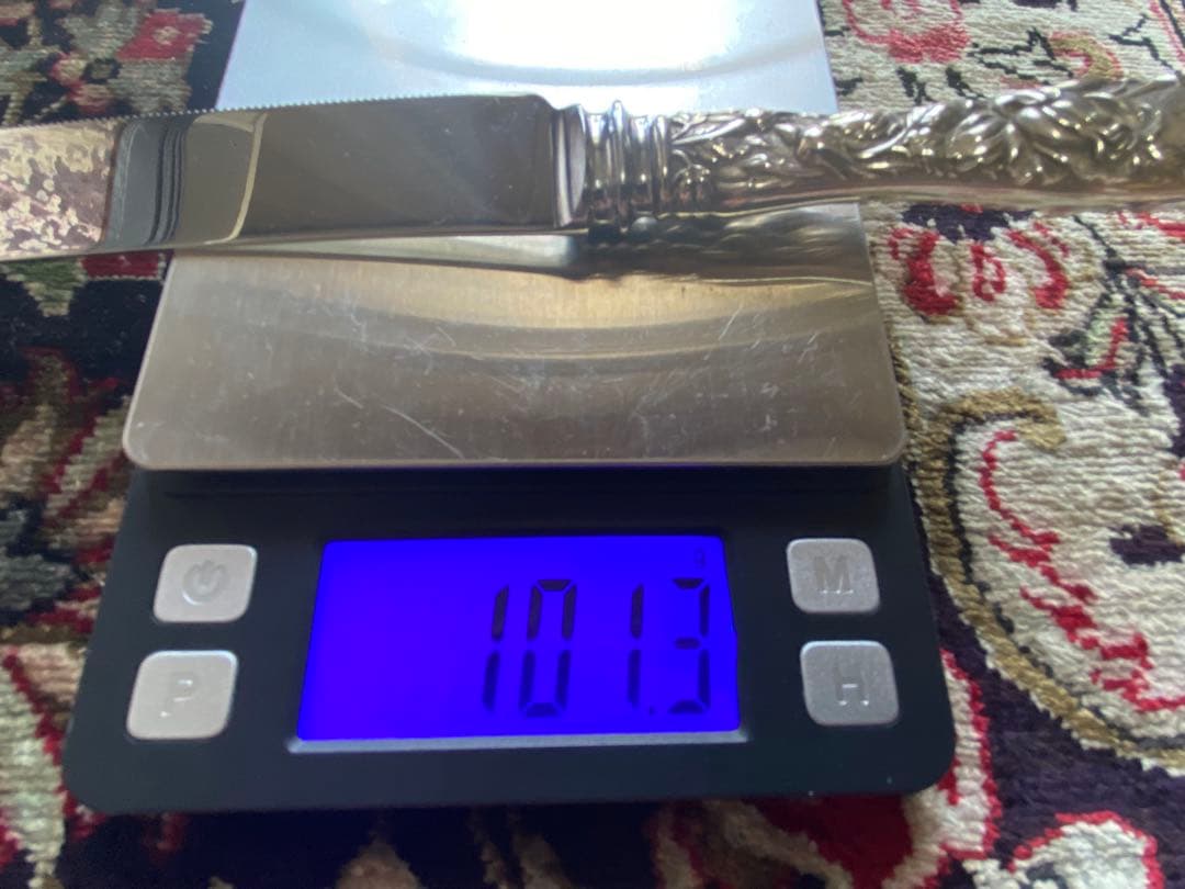 最終価格　アンティーク　銀製　カラトリー　ナイフ　セット　イギリス