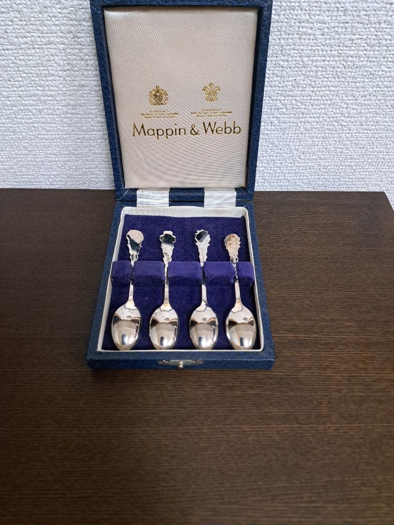 Mappin&Webb　銀製品　スプーン４本 箱付