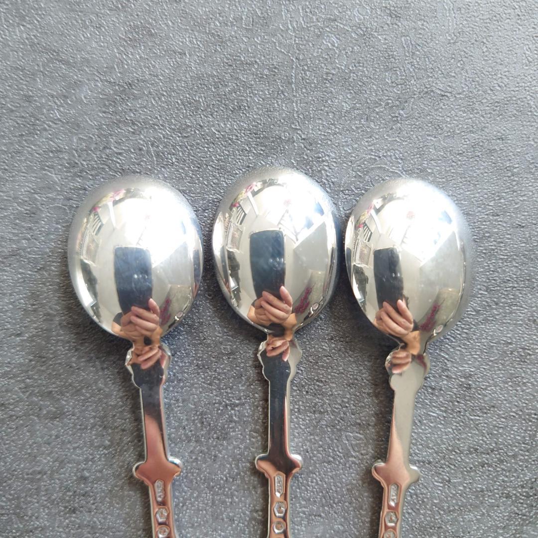 希少 美品 オランダ製 835シルバー スプーン 3点