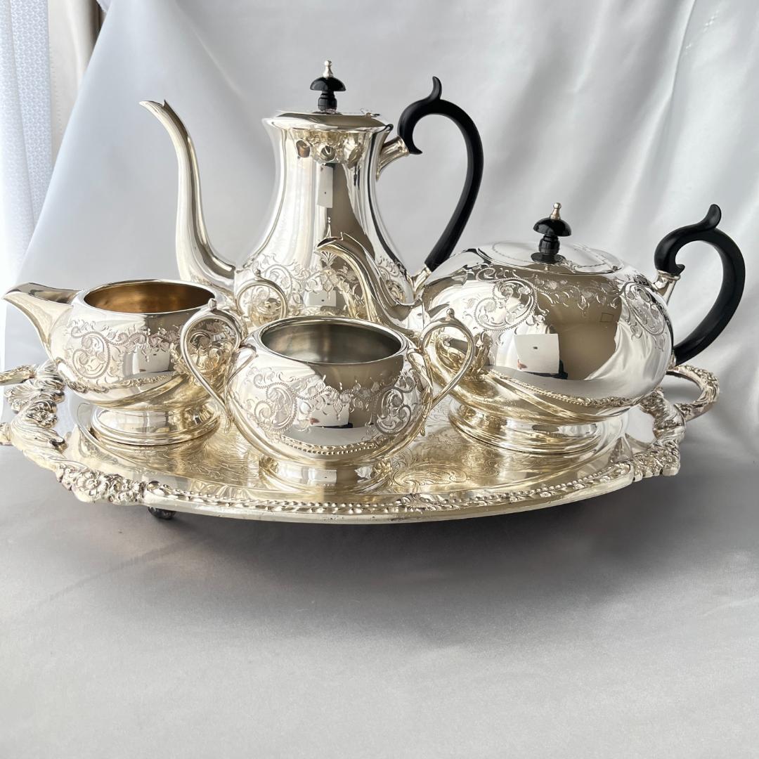 【Cooper Brothers】 ビクトリアン ティーセット 4点ティーポット
