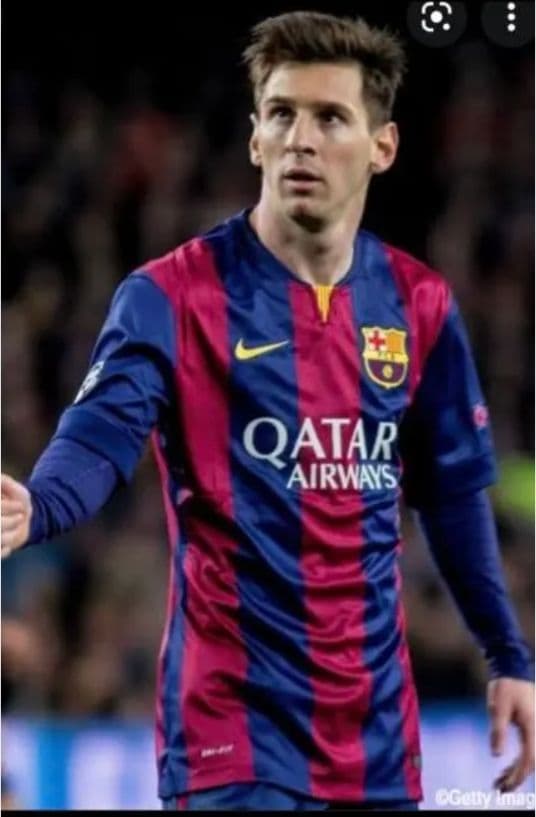 メッシ　チャンピオンズリーグ仕様 直筆サイン