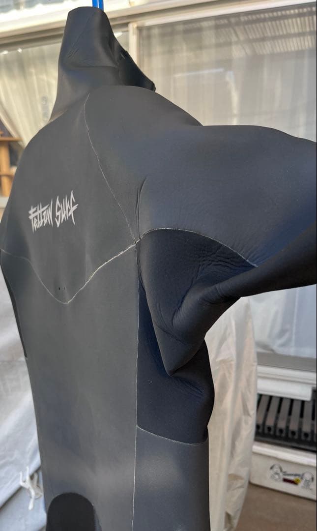 美品　5×3㎜セミドライ　ロングチェストジップ　XXLB