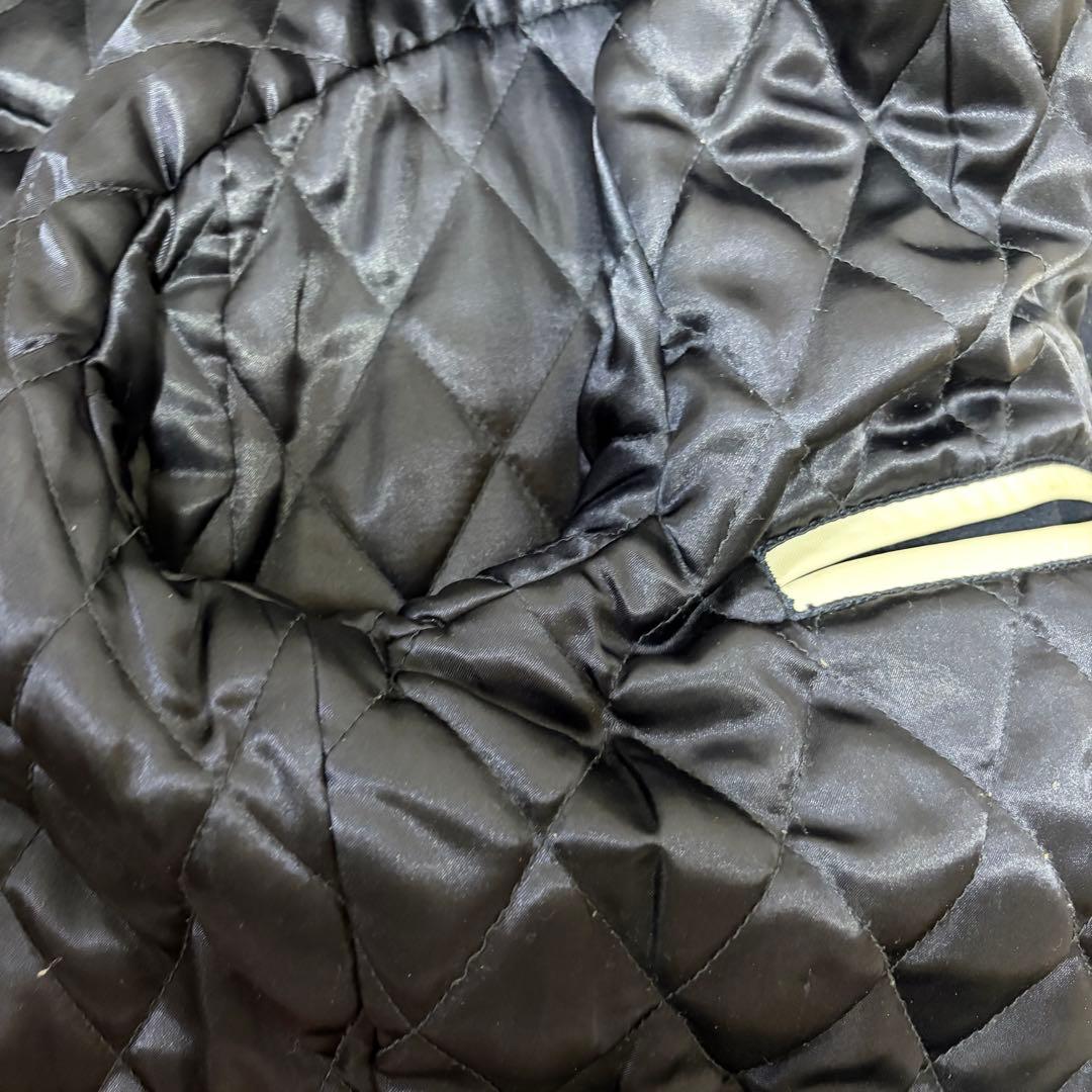 【CANTERBURY 】袖牛革スタジャン Lサイズ カンタベリー