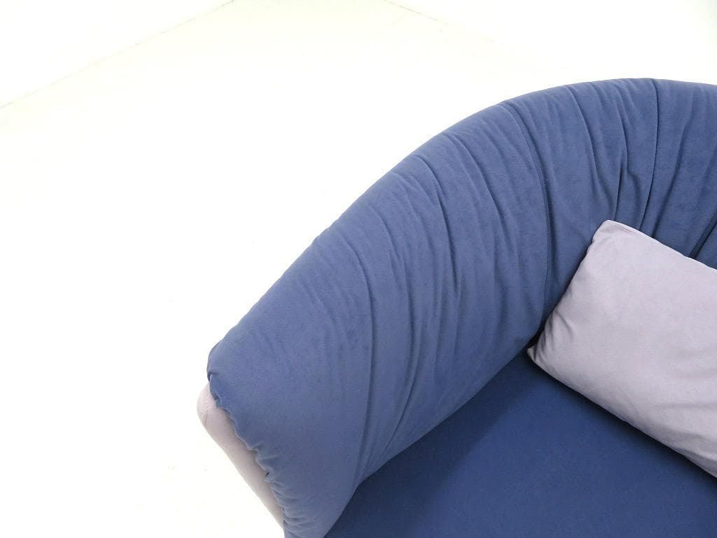 カッシーナ　ビンテージ　ポストモダン　サンパン　2人掛けソファ　ラブソファ