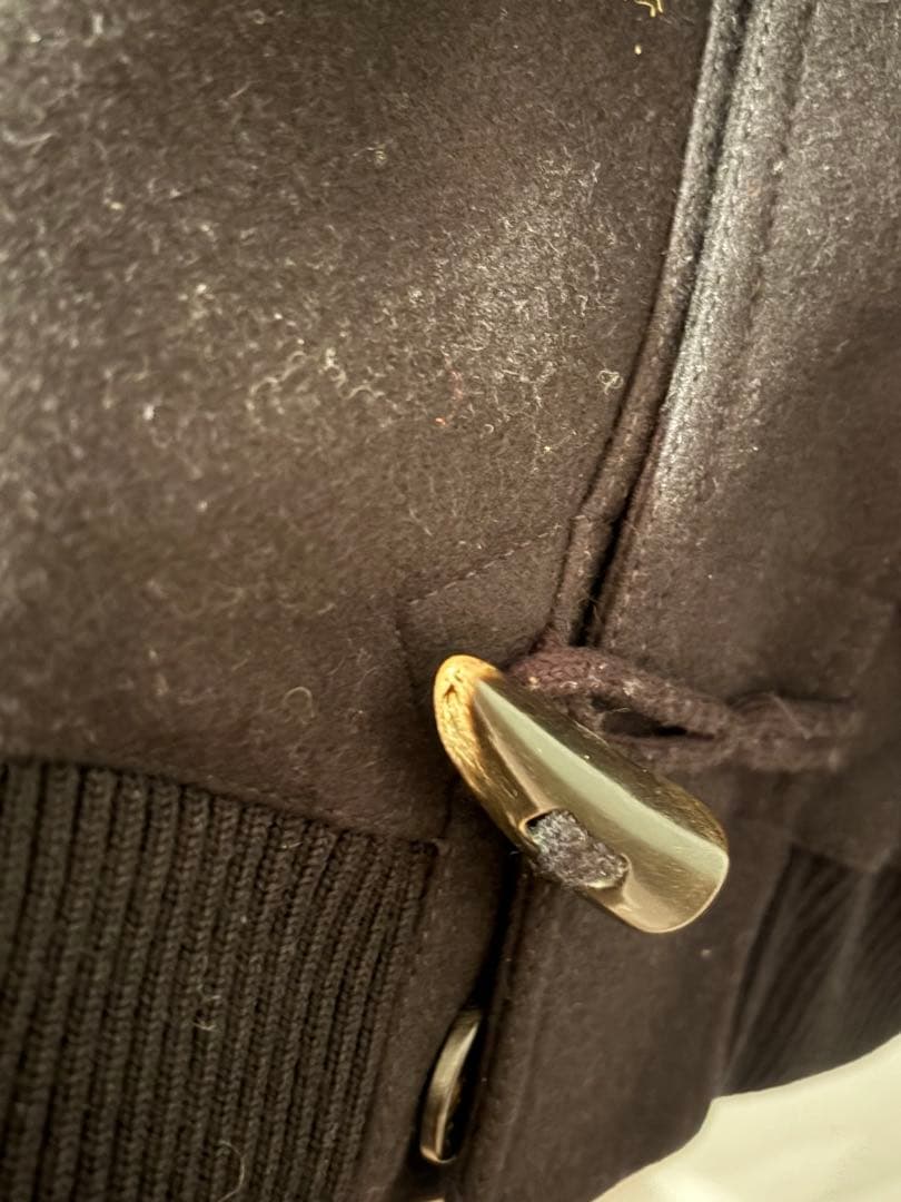 Dior ダッフルジャケット フード付き ブラック S