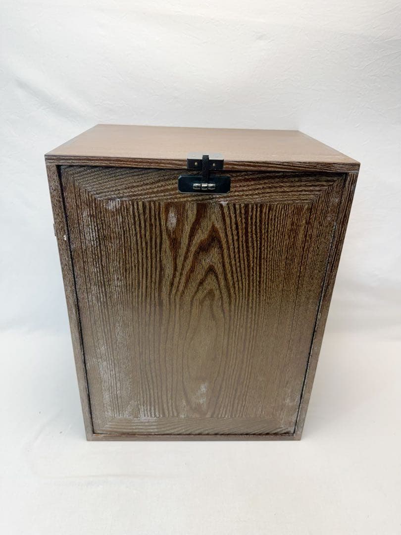 未使用 茶道具 指物師 仙水正之作 蝋引き仕上げ 桑 旅箪笥 十三点セット印有