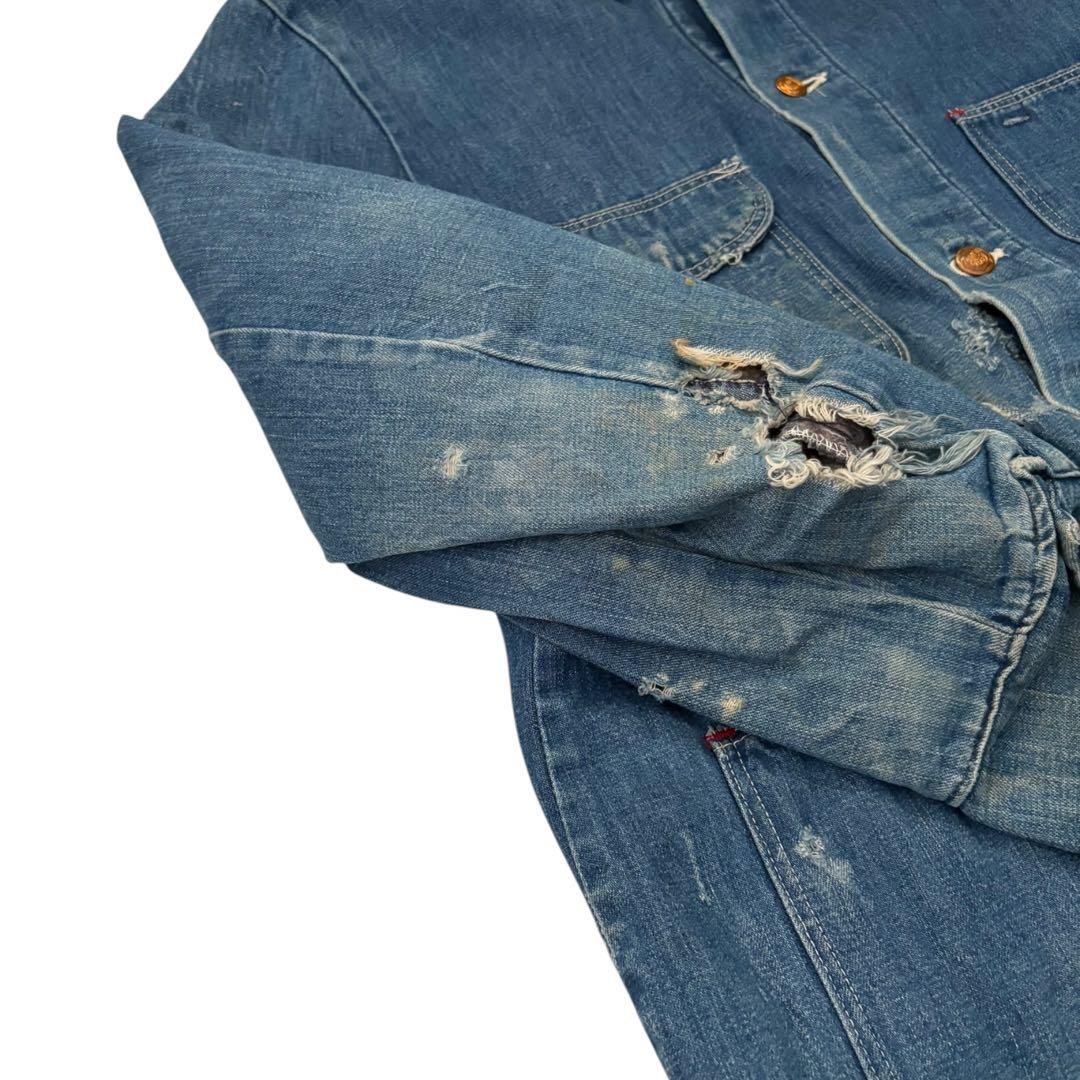 60’s USA製 Wrangler ボロ デニムカバーオール