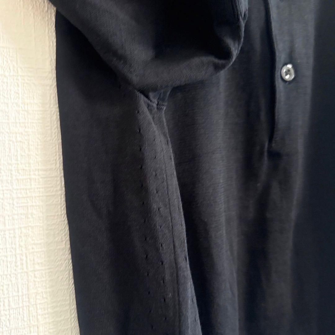 HYKE 25SS POLO SWEATER ガス糸ニットポロ ハイク