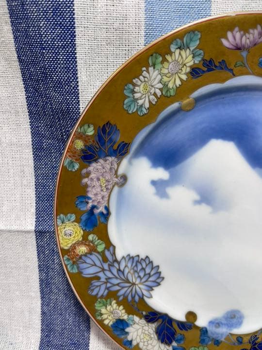 055 [激レア]香蘭社　古美術品　皿1 壷1 金彩