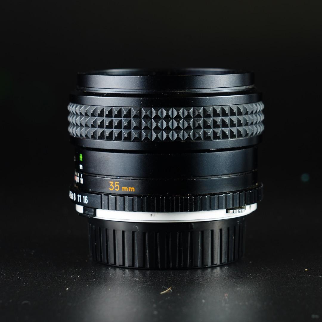 【極美品】 ミノルタ MC W.ROKKOR-HG 35mm F2.8 後 01