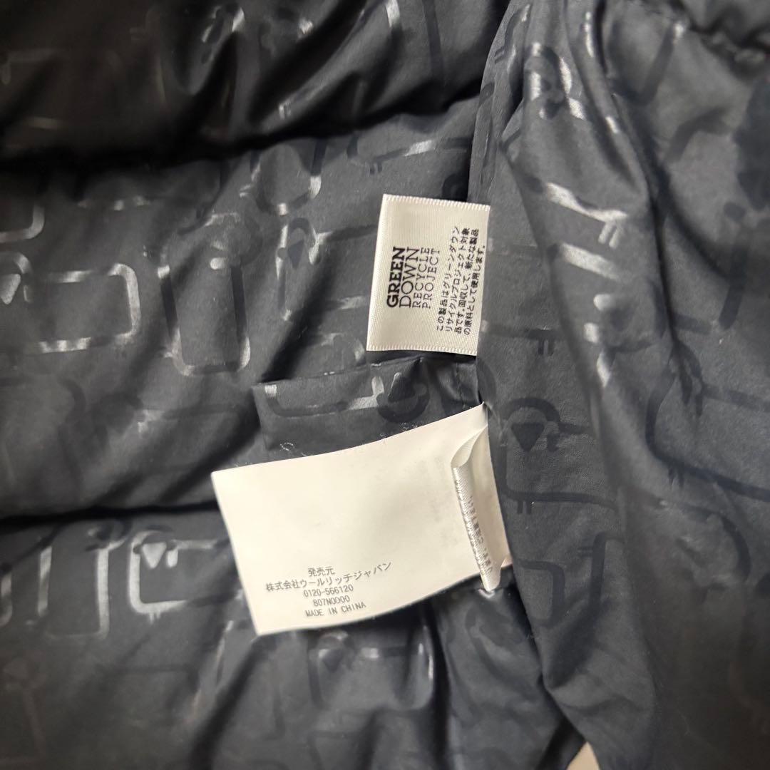 未使用級✨ウールリッチ　GORE-TEX ダウンジャケット　ファーコート　L 黒
