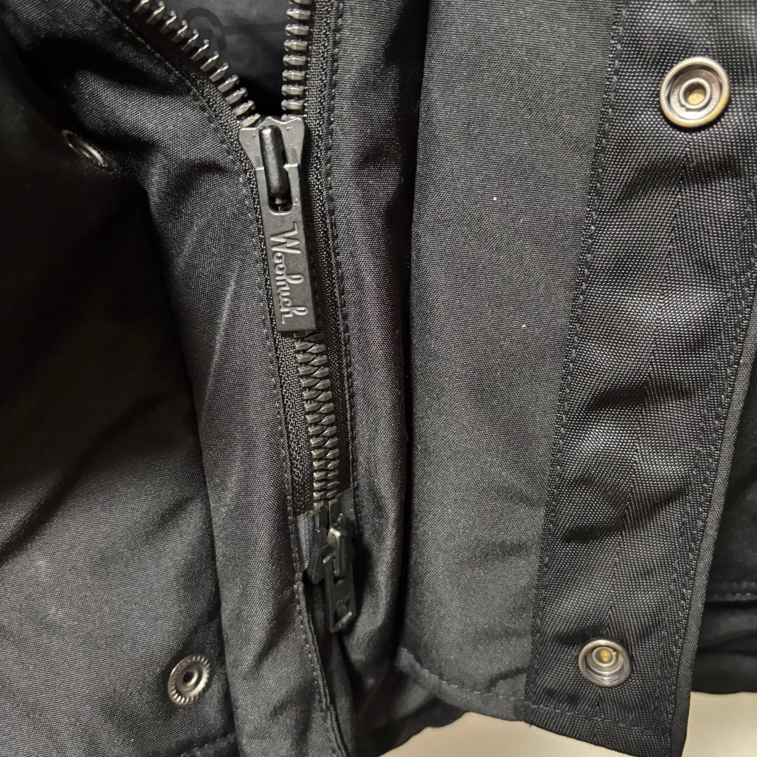 未使用級✨ウールリッチ　GORE-TEX ダウンジャケット　ファーコート　L 黒