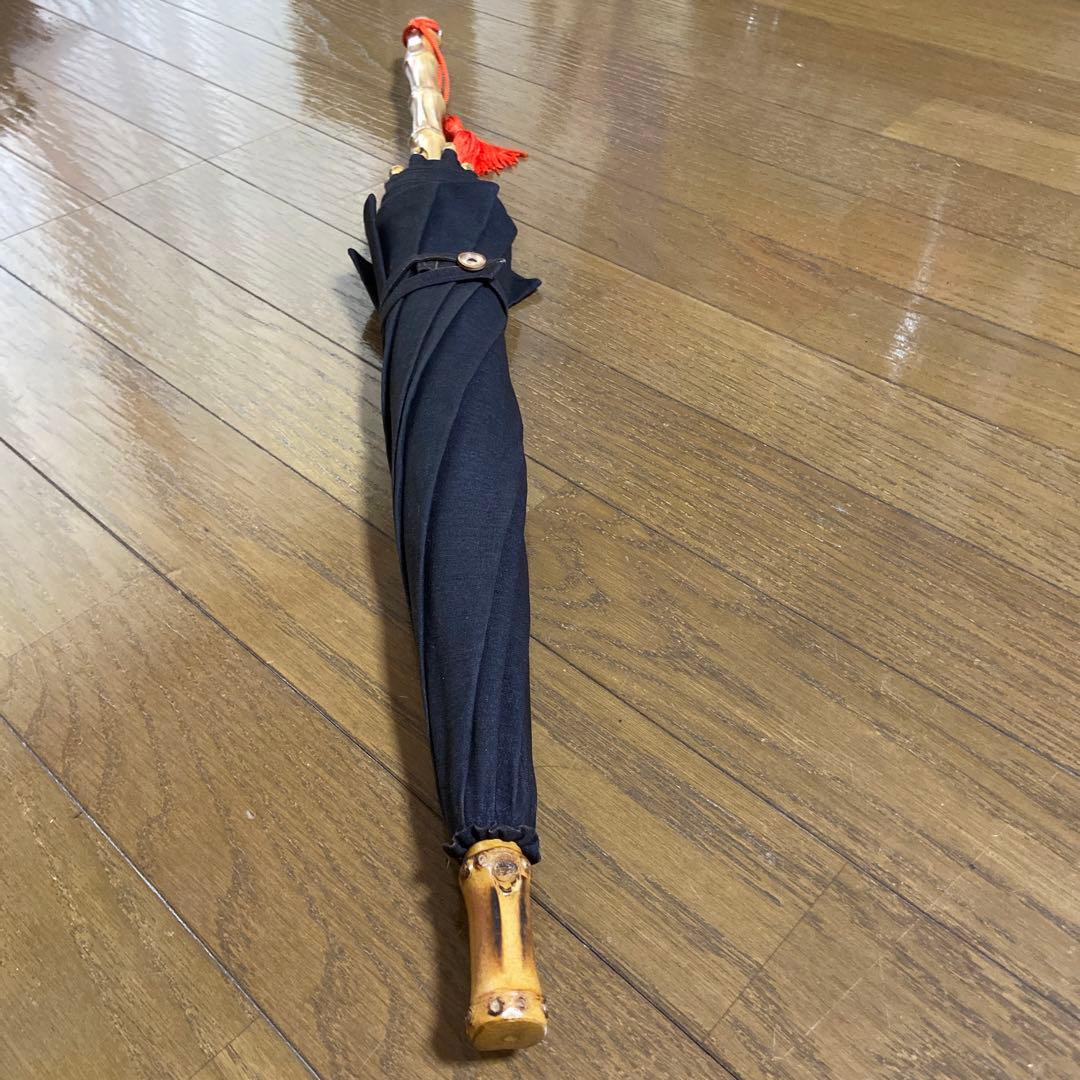 ツタエノヒガサ（長傘）麻：柿渋×泥染