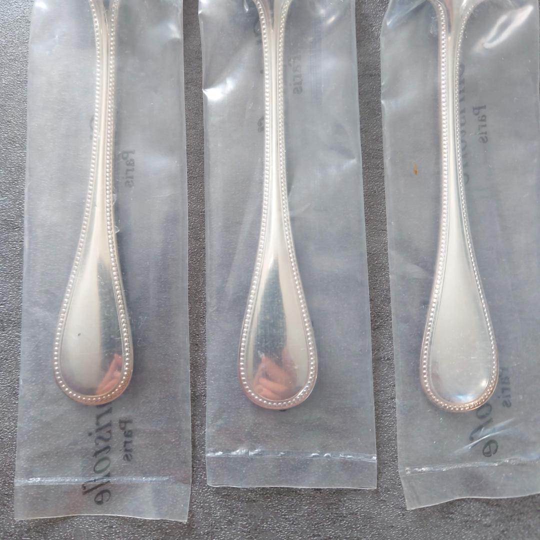 クリストフル パール 未開封 コーヒースプーン 6点