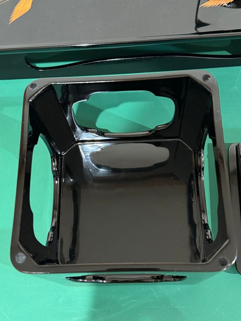 能登輪島塗　屠蘇揃い　鶴　蒔絵　美品