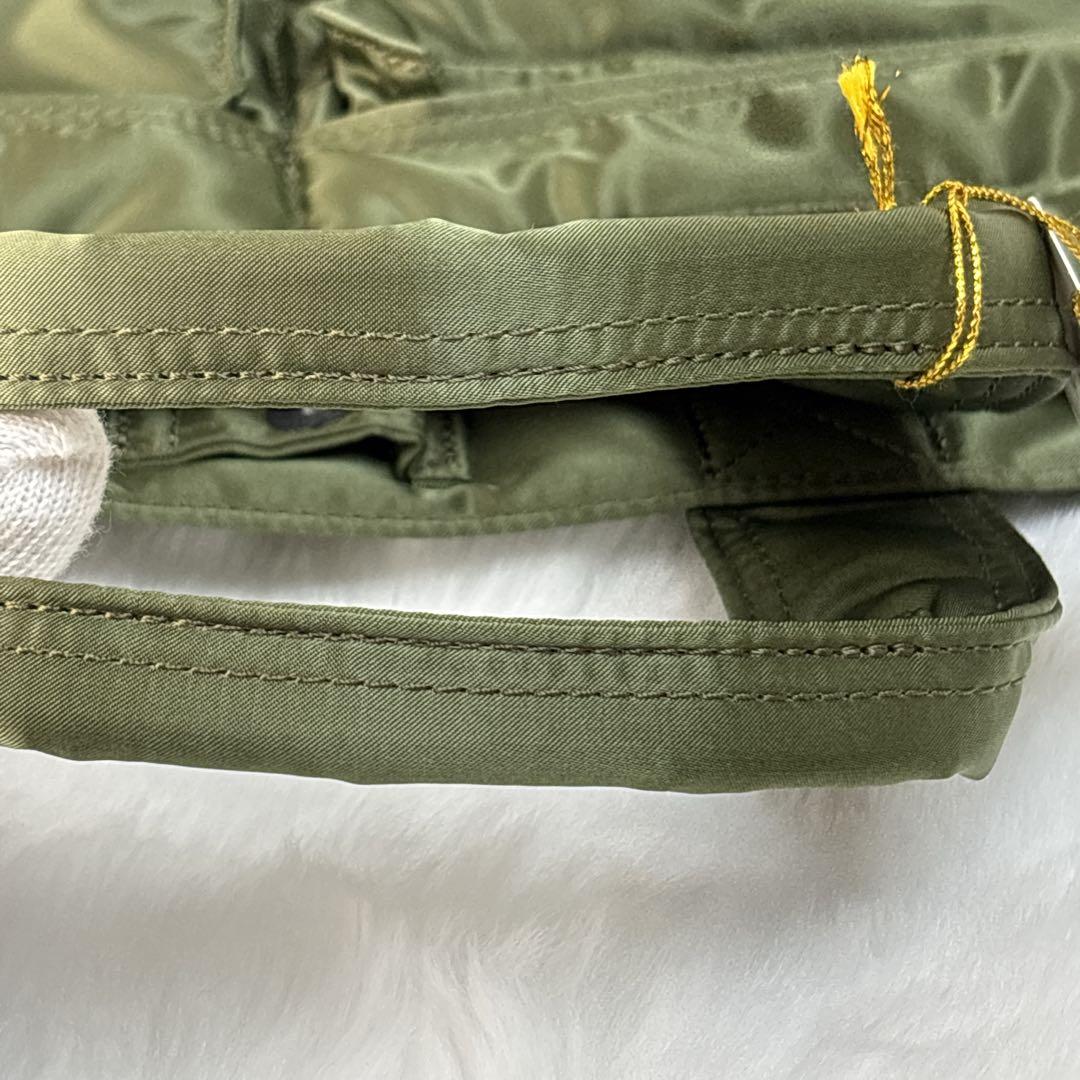 【極美品】PORTER ポーター タンカー トートバッグ セージグリーン