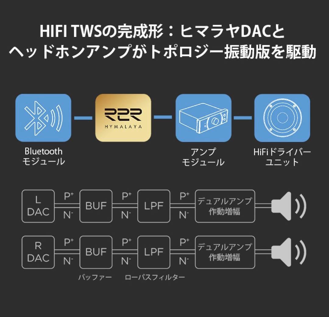 【美品】HIFIMAN Svanar Wireless ワイヤレスイヤホン