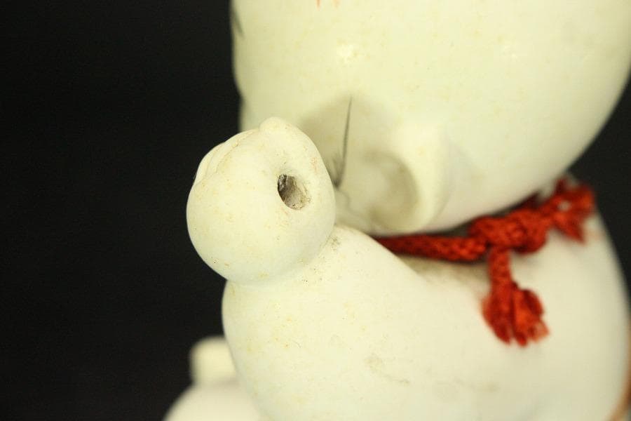 かわいい 郷土人形 太鼓持ち童人形 共箱(ZE434)