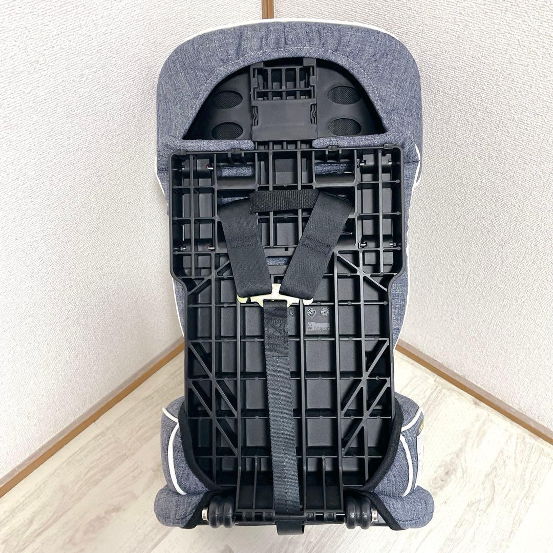 未使用級 日本育児 トラベルベストEC+ デニム チャイルドシート