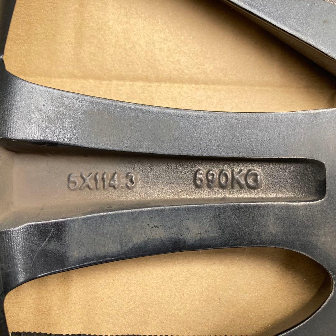 共豊 シュタイナー STEINER 17インチ7J PCD114.3 5穴 4本