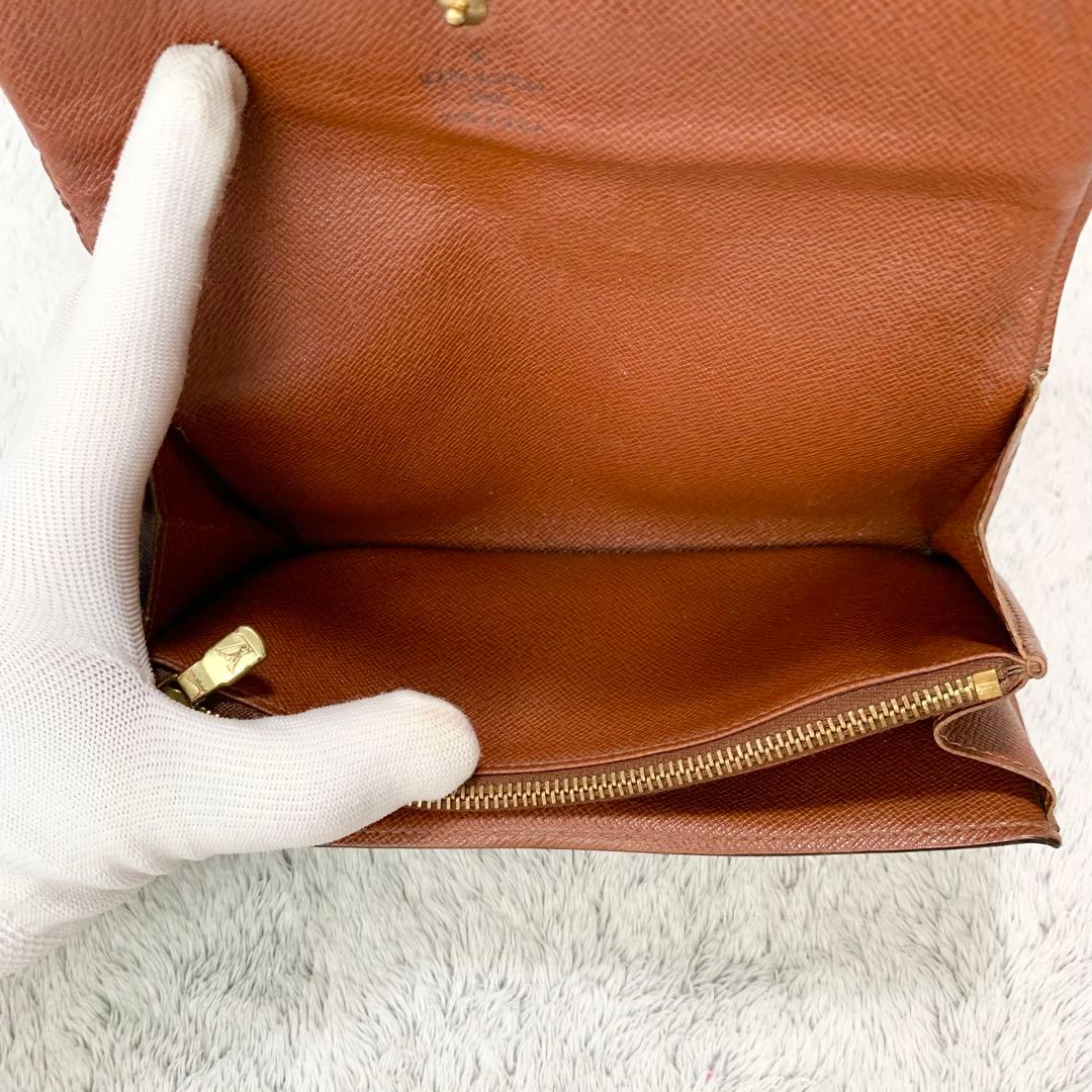 【極美品】ルイ・ヴィトン モノグラム サラ 長財布 ポルトモネクレデ K3