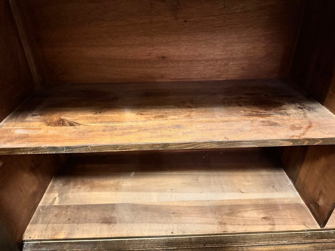 【ケンタウロス】水屋箪笥 食器棚 アンティーク 古家具 レトロ木製