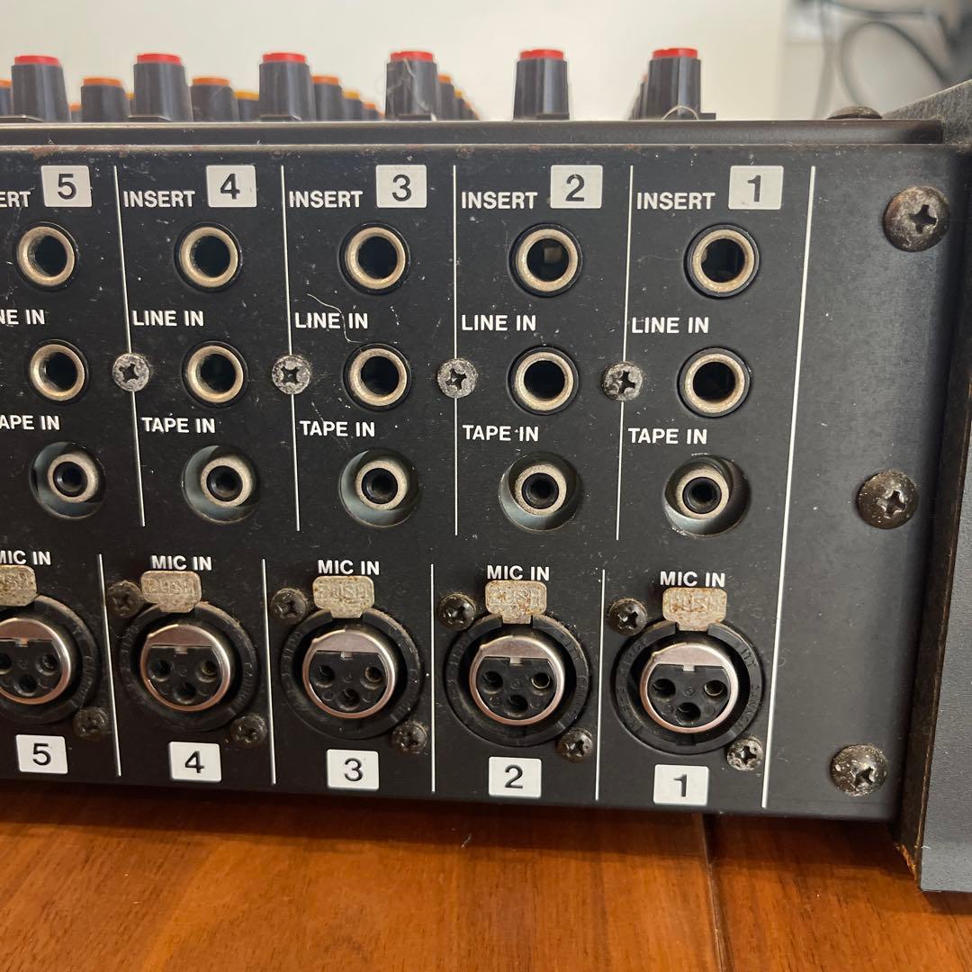 TASCAM M-208 アナログミキサー｜通電・メーター動作確認済／現状品