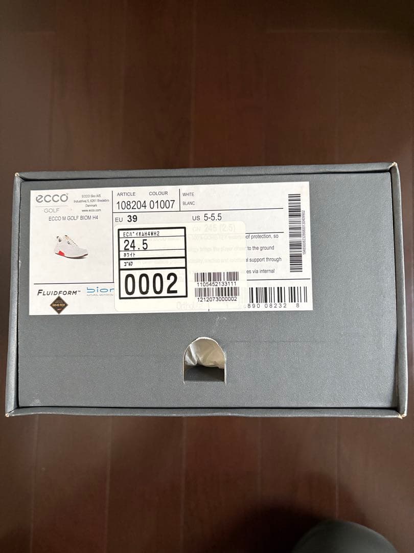 ECCO BIOM ホワイト シューズ