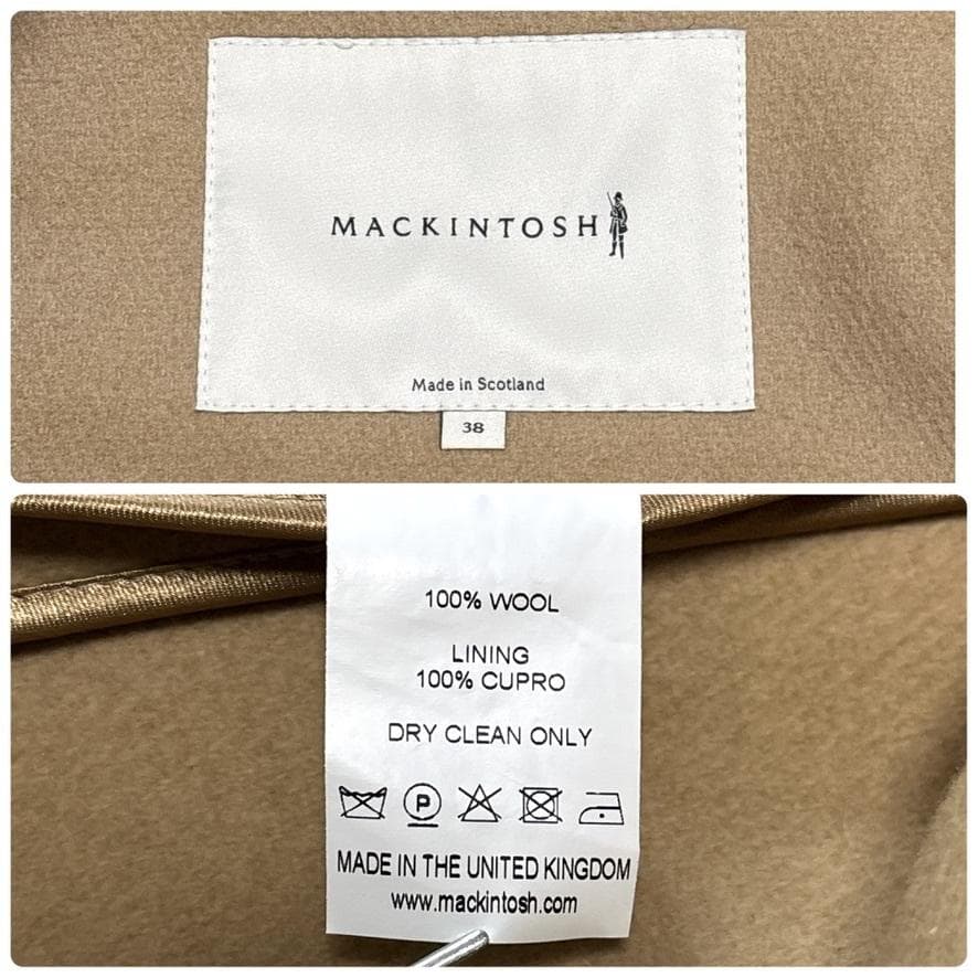 未使用級 現行タグ マッキントッシュ ダッフルコート 38 M スコットランド製