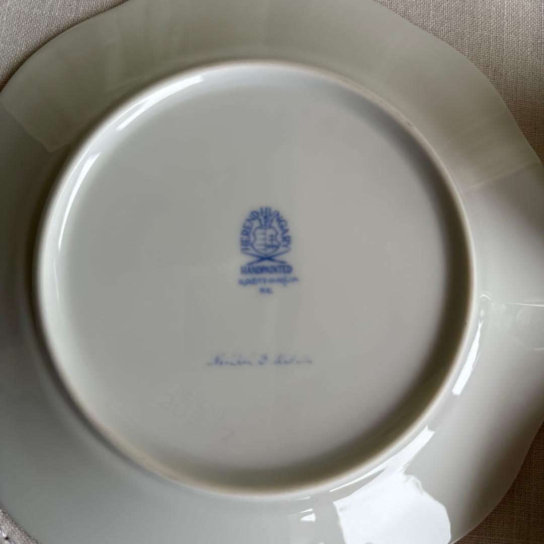 ★ ヘレンド　チョコレートカップ＆ソーサー ・プレート　セット ★ HEREND