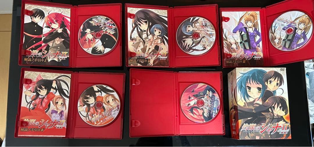 灼眼のシャナ　Ⅰ+Ⅱ+Ⅲ 全巻セット　DVD (Ⅲの4〜8巻のみBlu-ray)