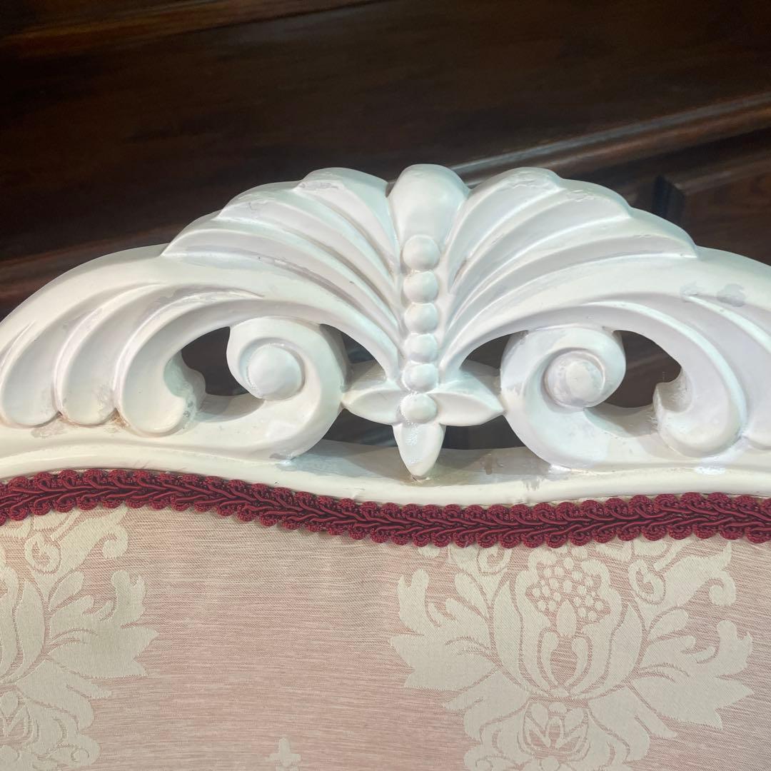 イタリア製サルタレッリ　フローレンスシリーズ・ロココ調ダイニングチェアー　NO2