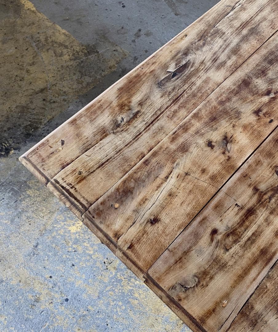 フランス アンティーク 3dr oak Table テーブル