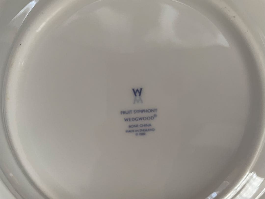  フルーツシンフォニー　パスタ皿とディナープレート各2枚セット