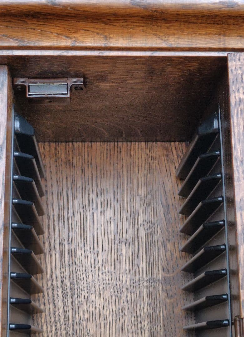 木製　無垢材　CDラック　CD入　CD　５０枚　２枚組・５個　タワー形状　飾り台