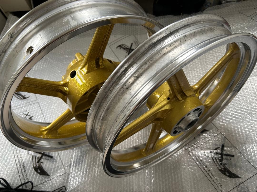 ゼファー400 純正ホイール　前後セット　最終値下げ