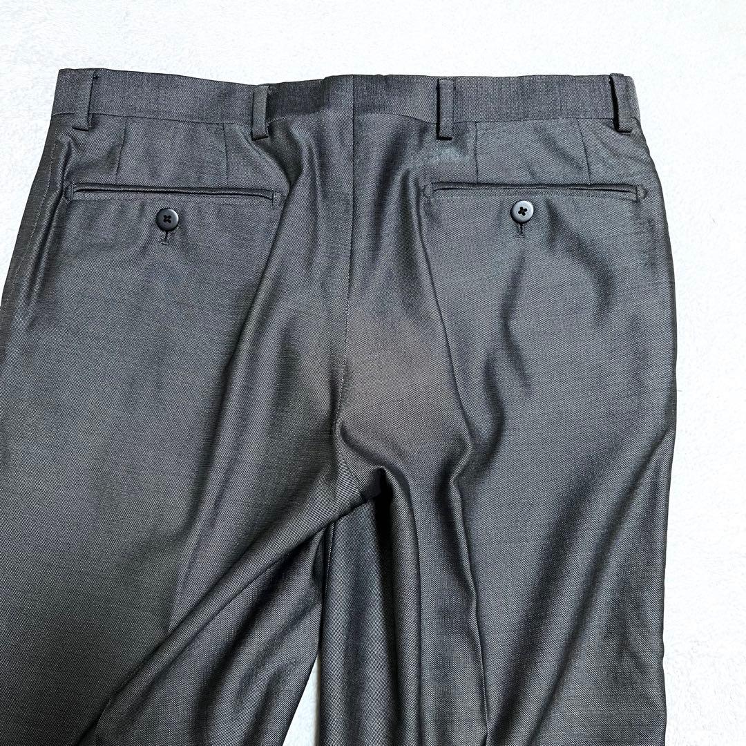 ONLY スーツ 3ピース シルバー シルク混 光沢あり サイズ36