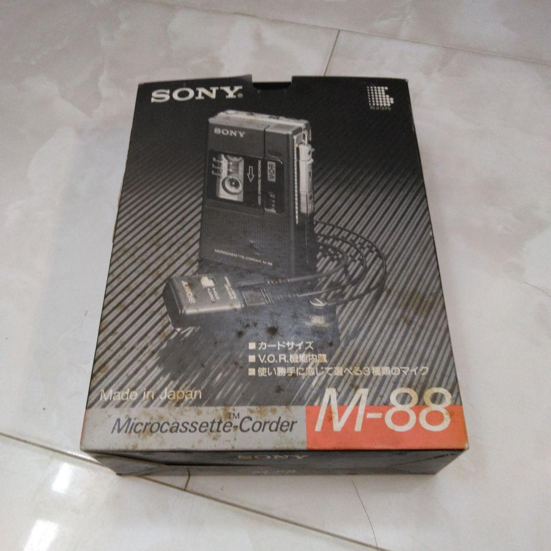 美品【通電確認済み品】 SONY ソニー マイクロカセットコーダー M-88
