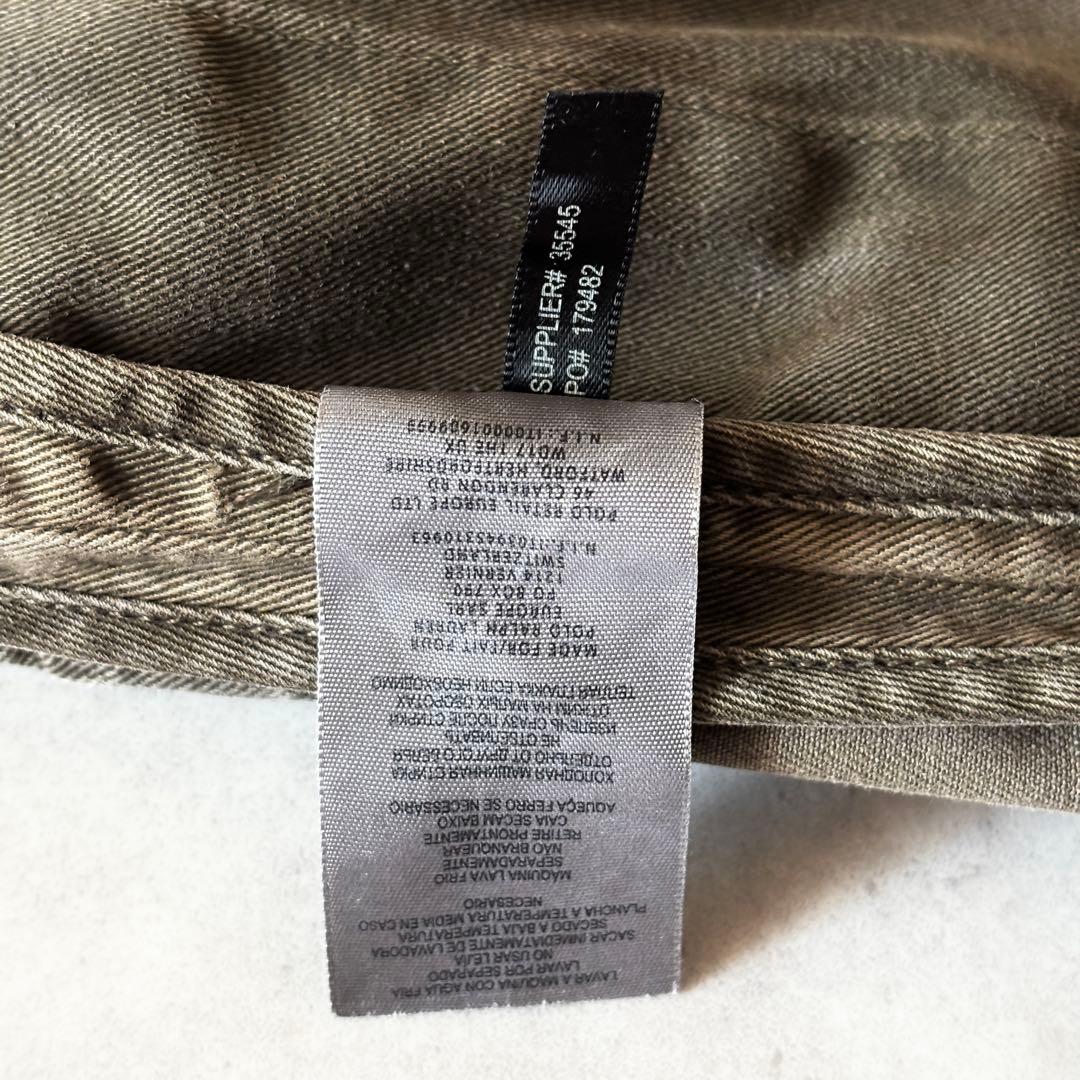 RRL ダブルアールエル チノオフィサーズパンツ W29L32 ダークカーキ