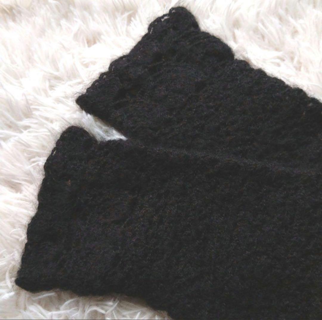 美品　PINK HOUSE モヘア混　花モチーフ 長袖カーディガン