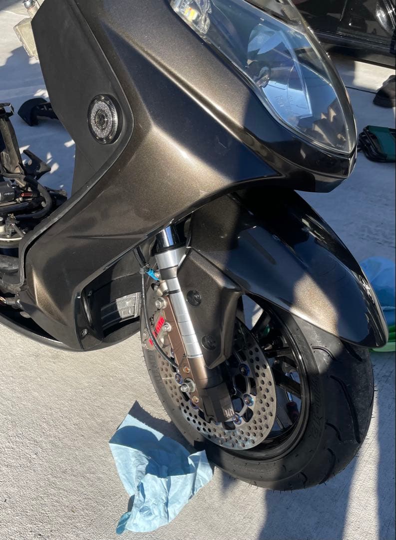 シグナスx 2型、3型KNフロントフォーク