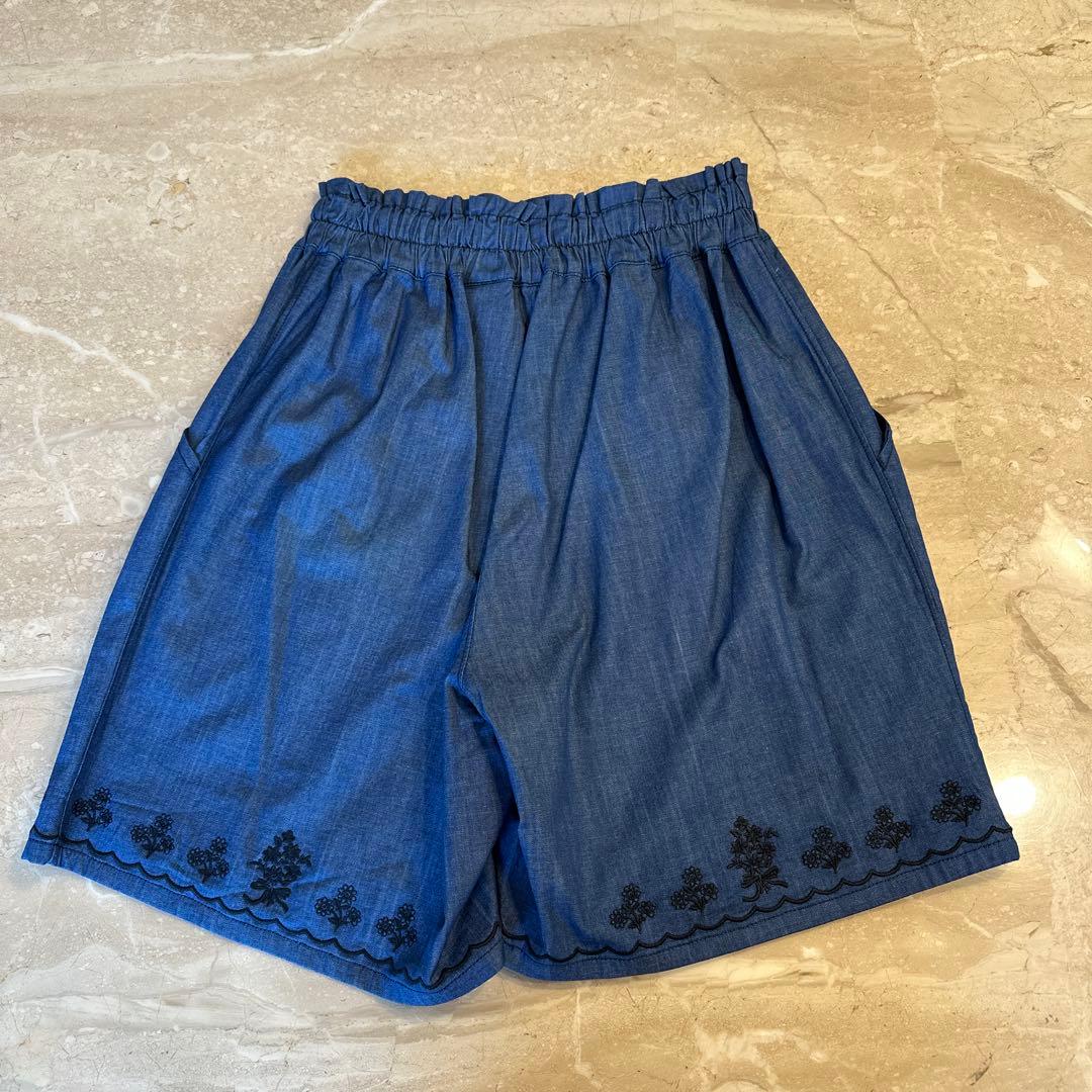 アナスイミニ 160【極美品】スカラ刺繍Tシャツ＆キュロット