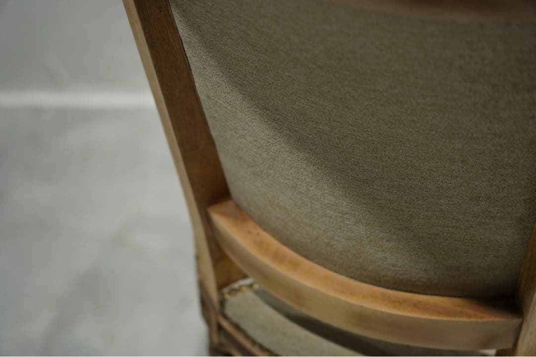 フランスアンティーク　ルイ16世様式 椅子　張替え済み　フレンチチェア