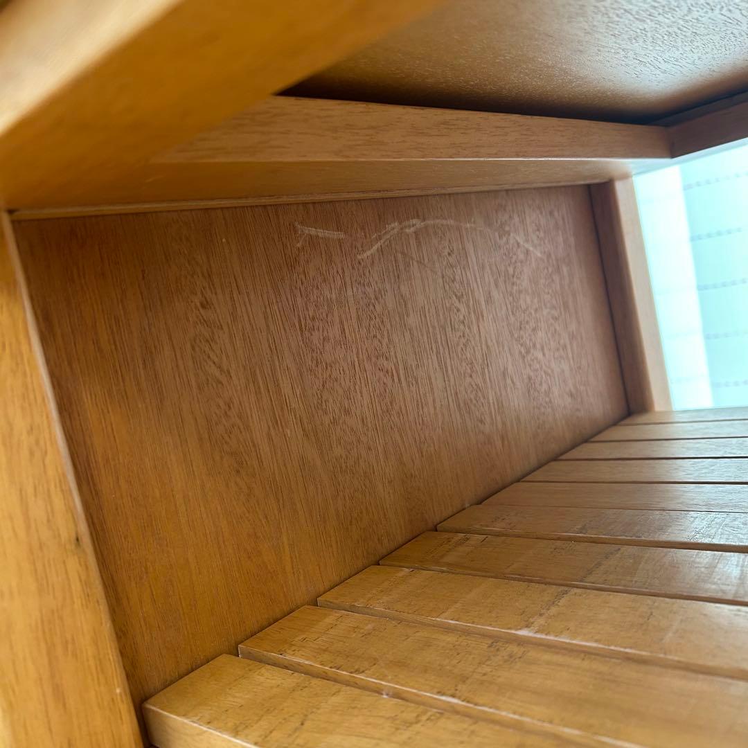 森のサーカス　キッチンワゴン　タイル付　バタフライ　ワーキングワゴン天然木